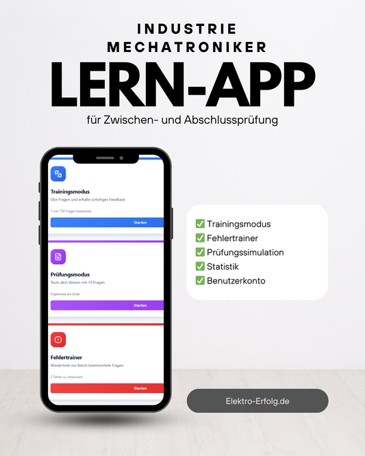 LernApp Industriemechatroniker - Prüfung Teil 1 & 2